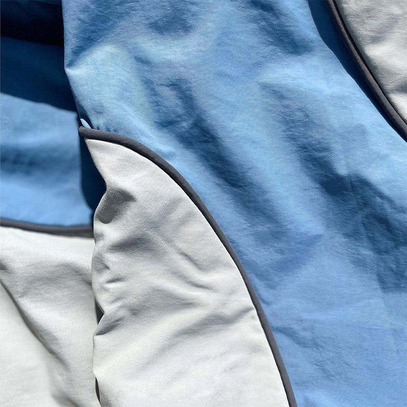 MAN LIKE X SHELL JOGGER LIGHT GREY AND BLUE